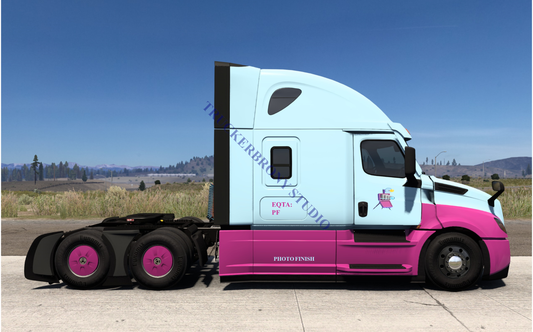 Photo Finish Freightliner Cascadia (Digital Image)