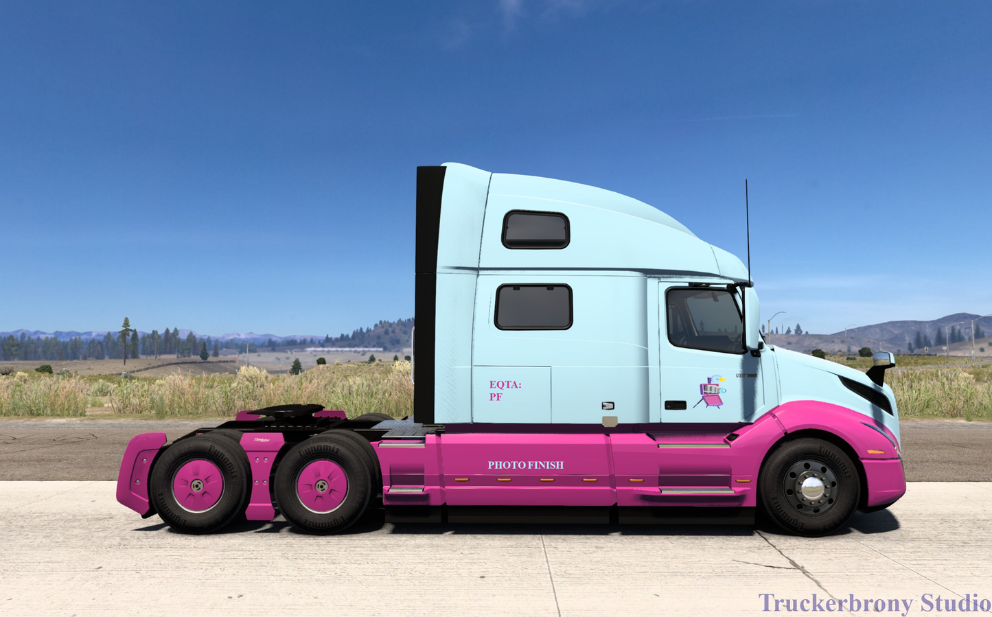 Photo Finish Volvo Vnl (Digital Image)