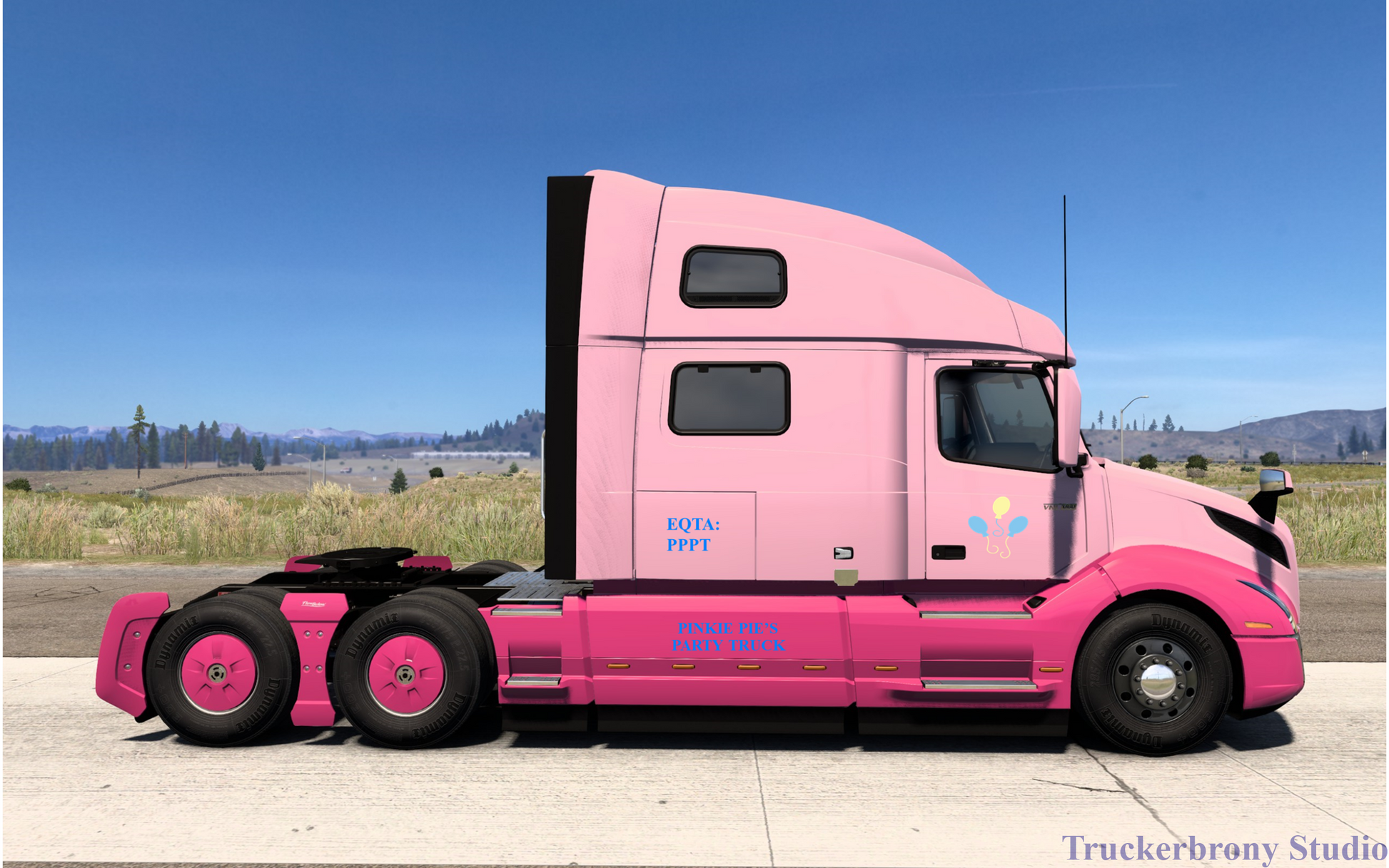 Pinkie Pie’s Volvo Vnl (Digital Image)