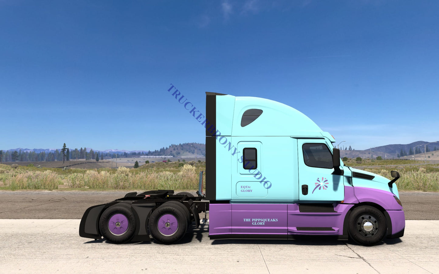 Pippsqueaks (Glory) Freightliner Cascadia (Digital Image) Digital Image