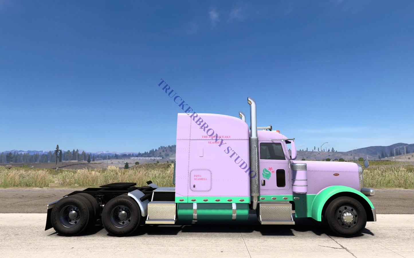 Pippsqueaks (Seashell) Peterbilt 389 (Digital Image) Digital Image
