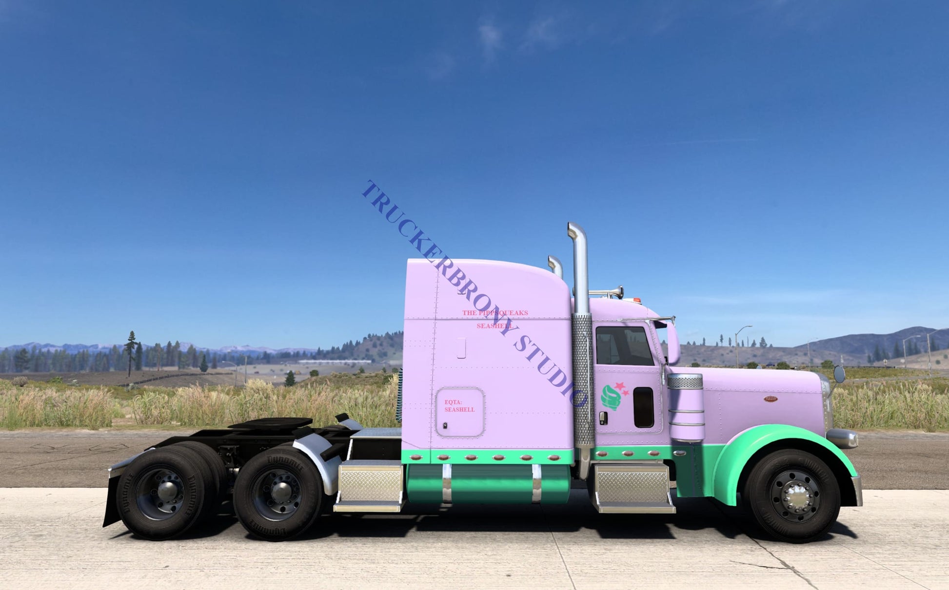 Pippsqueaks (Seashell) Peterbilt 389 (Digital Image) Digital Image