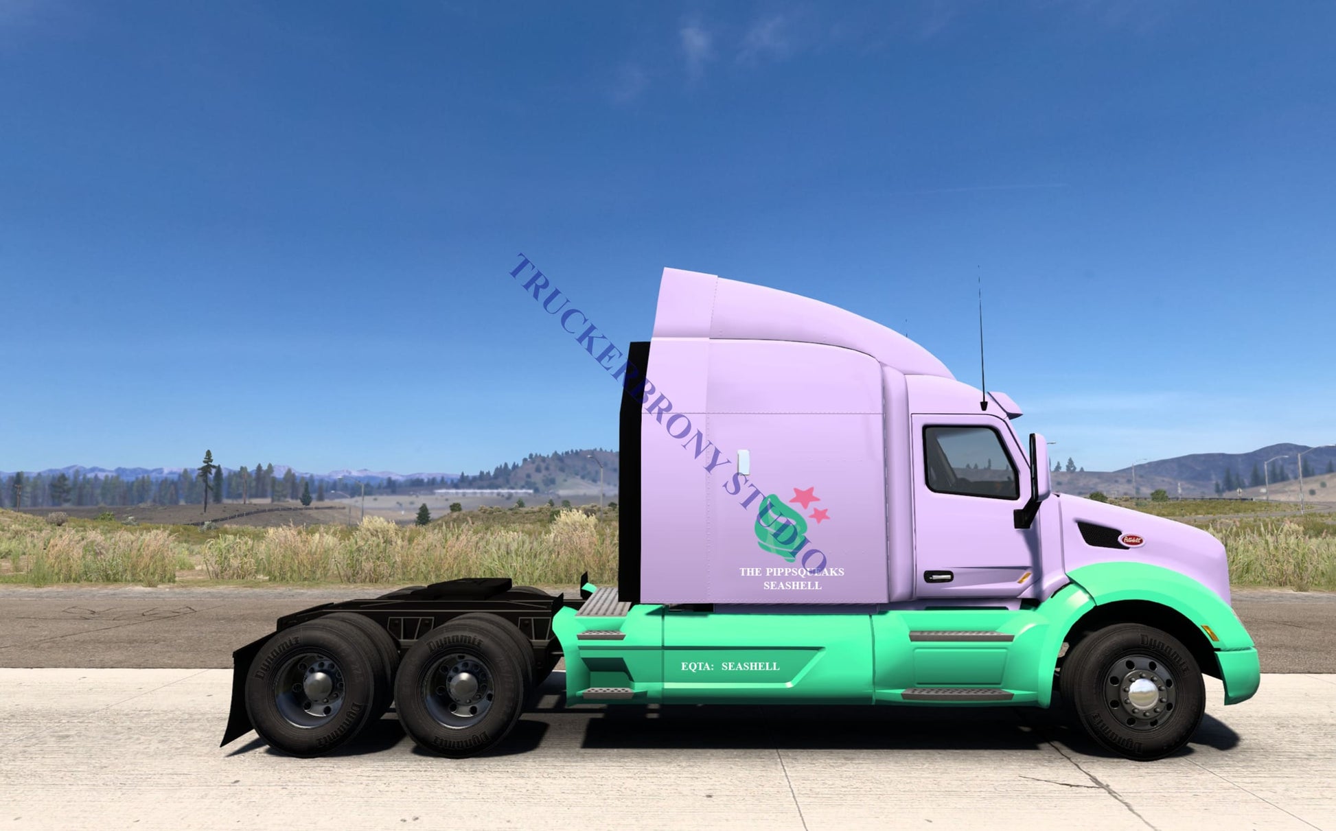 Pippsqueaks (Seashell) Peterbilt 579 (Digital Image) Digital Image