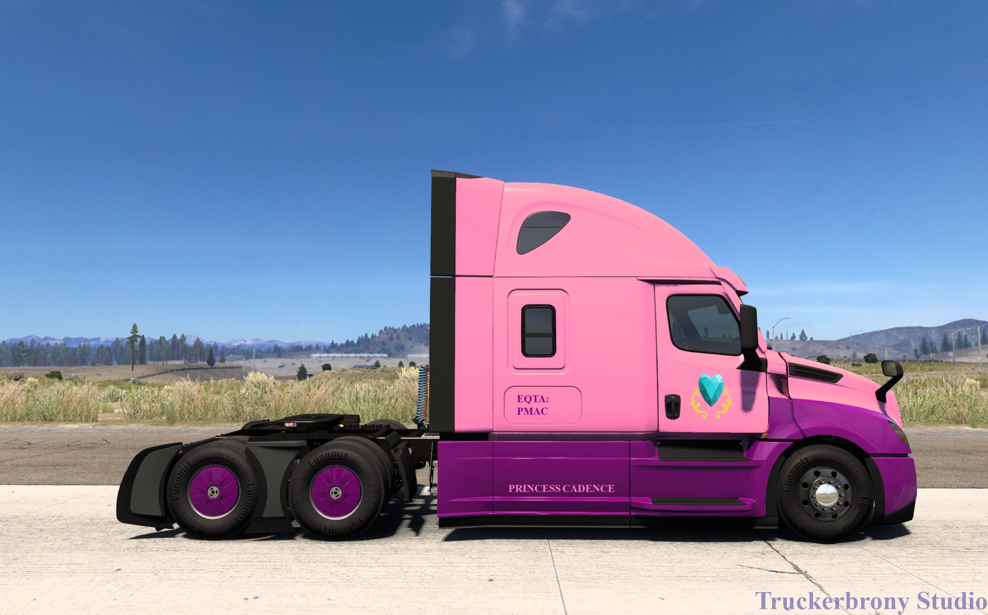 Princess Cadence Freightliner Cascadia (Digital Image)