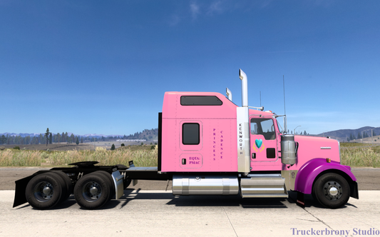 Princess Cadence Kenworth W9000 (Digital Image)