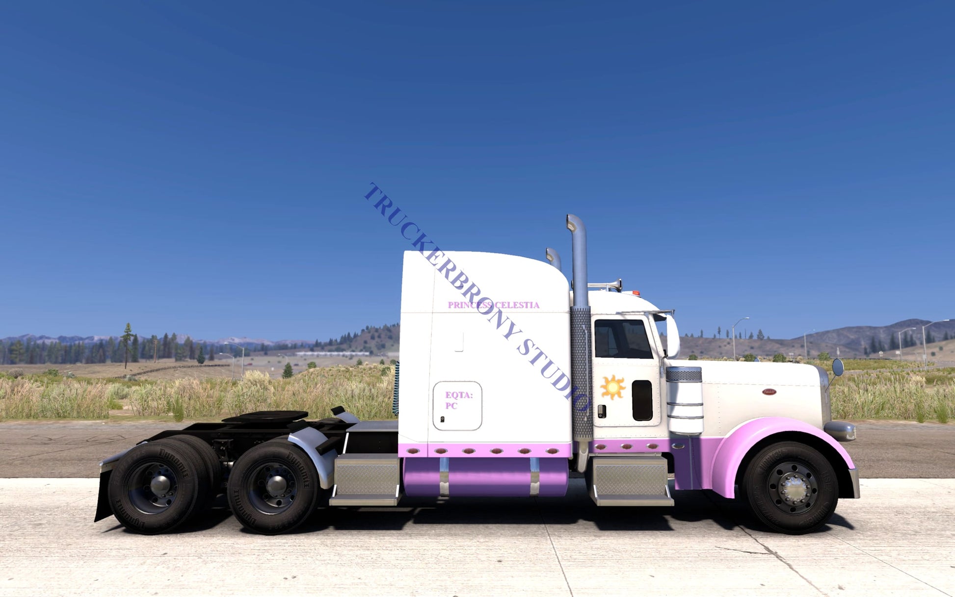 Princess Celestia Peterbilt 389 (Digital Image) Digital Image