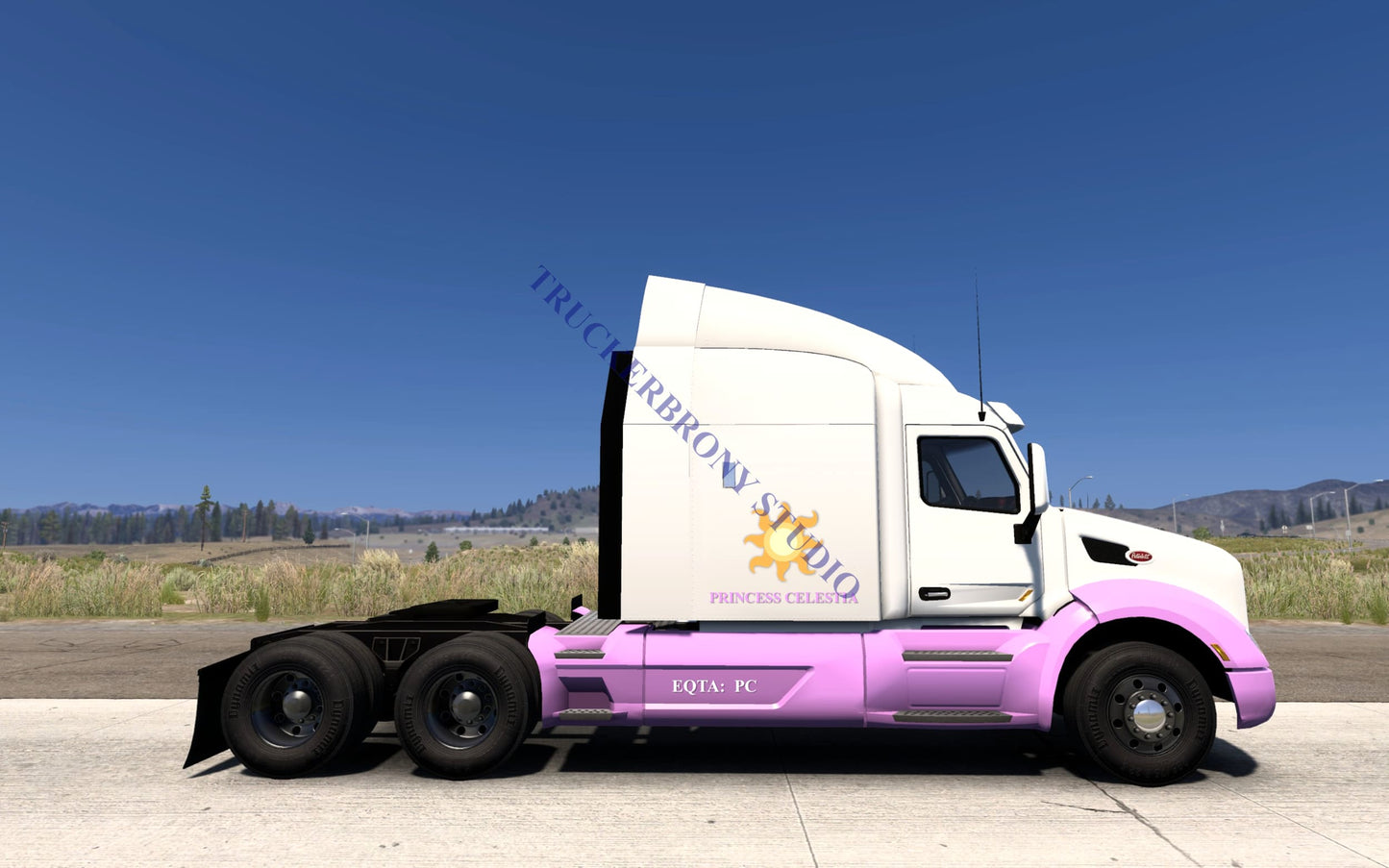 Princess Celestia Peterbilt 579 (Digital Image) Digital Image