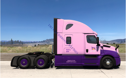 Princess Pipp Petals Freightliner Cascadia (Digital Image)