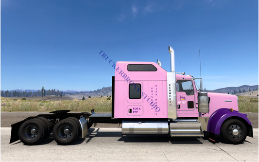 Princess Pipp Petals Kenworth W9000 (Digital Image)