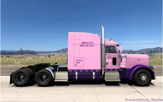 Princess Pipp Petals Peterbilt 389 Digital Image