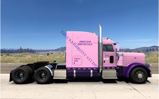 Princess Pipp Petals Peterbilt 389 Digital Image