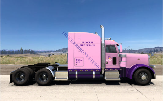 Princess Pipp Petals Peterbilt 389 Digital Image