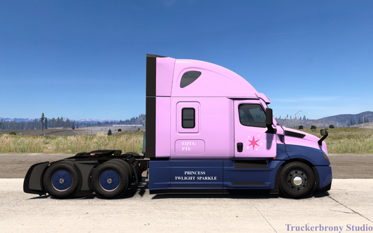 Princess Twilight Sparkle Freightliner Cascadia (Digital Image)