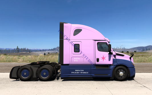 Princess Twilight Sparkle Freightliner Cascadia (Digital Image)