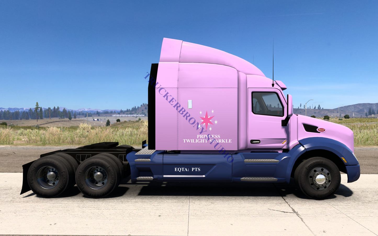 Princess Twilight Sparkle Peterbilt 579 (Digital Image)