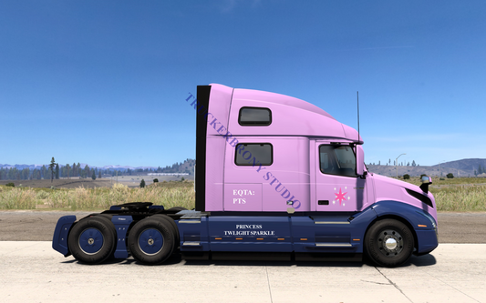 Princess Twilight Sparkle Volvo Vnl (Digital Image)