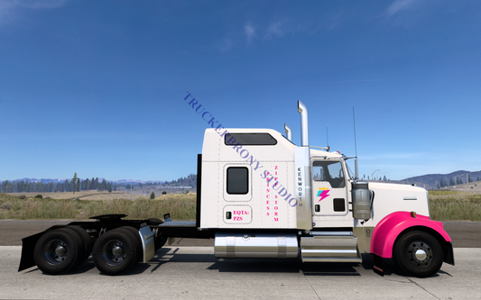 Princess Zipp Storm Kenworth W9000 (Digital Image)