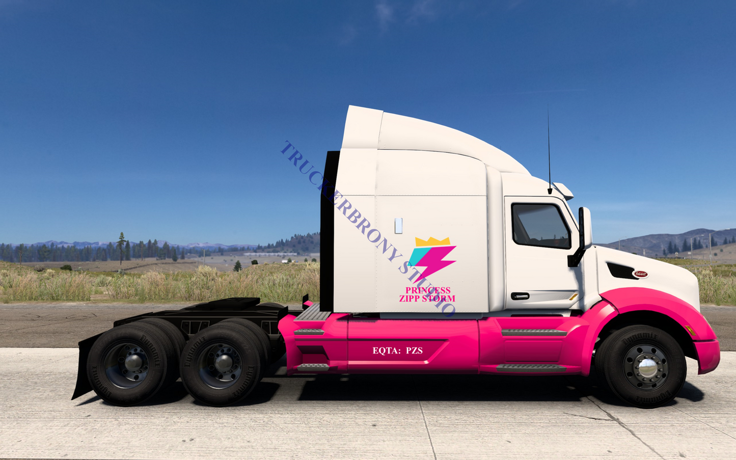 Princess Zipp Storm Peterbilt 579 (Digital Image)