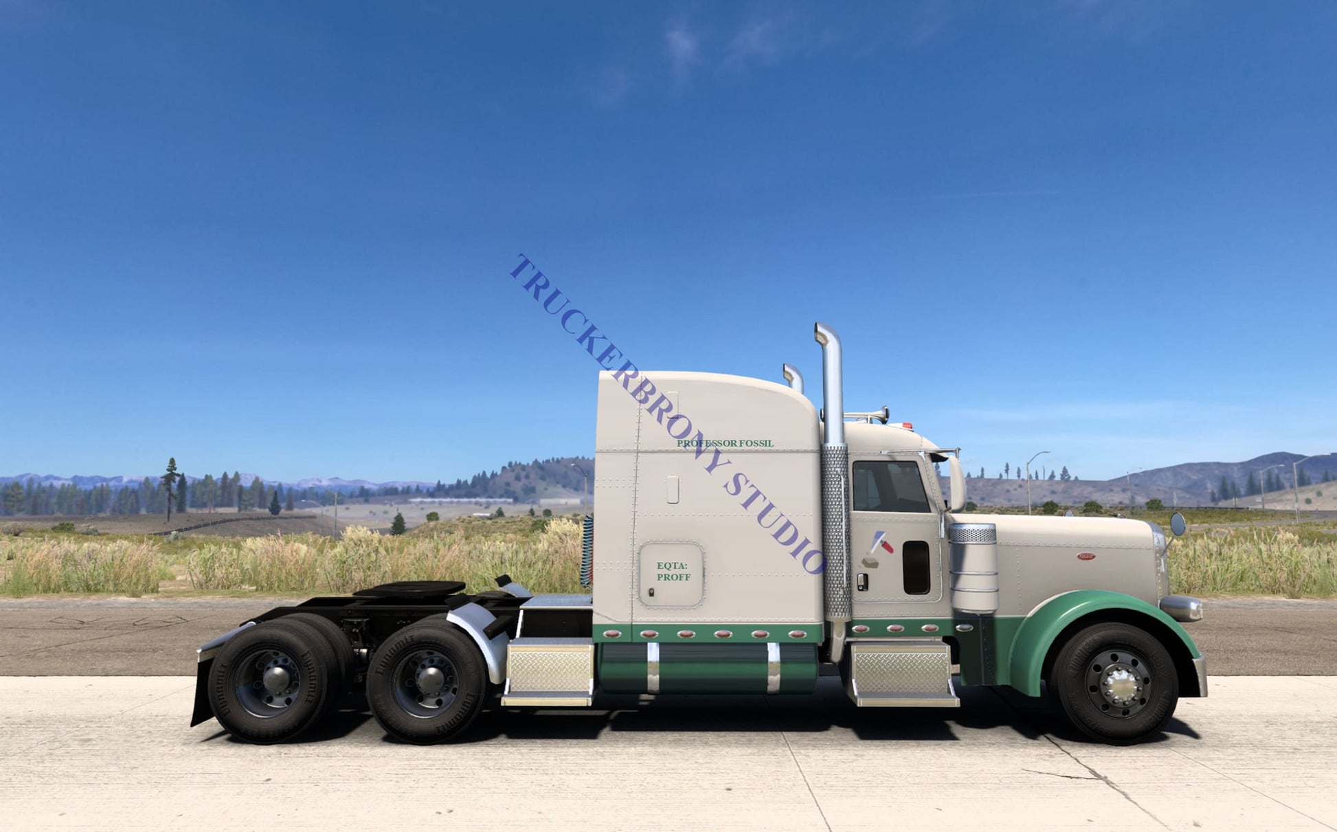Professor Fossil Peterbilt 389 (Digital Image)
