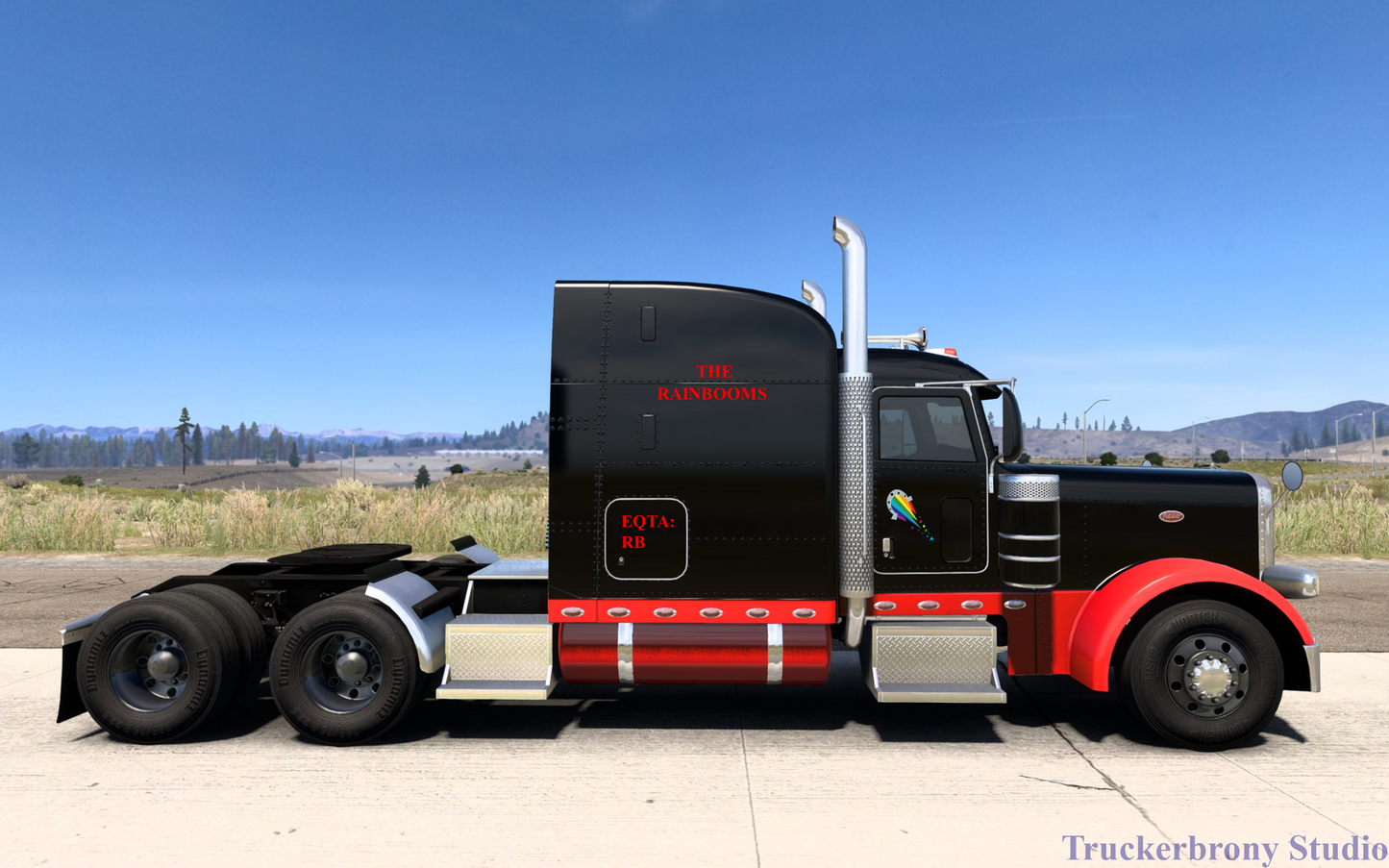 The Rainbooms Peterbilt 389 (Digital Image)