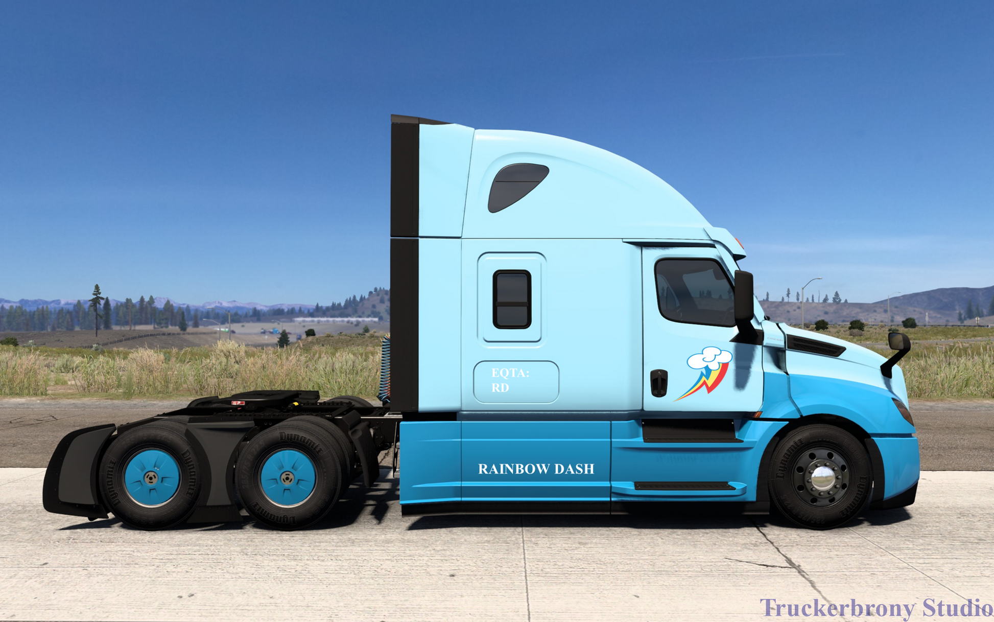 Rainbow Dash Freightliner Cascadia (Digital Image)