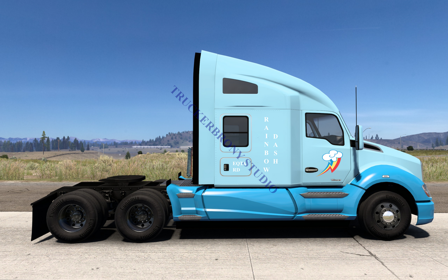 Rainbow Dash Kenworth T680 (Digital Image)