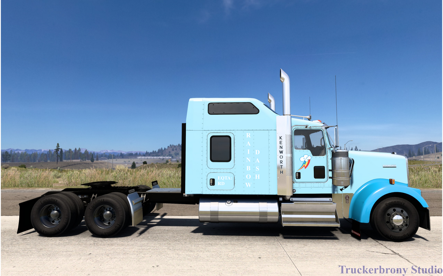 Rainbow Dash Kenworth W9000 (Digital Image)