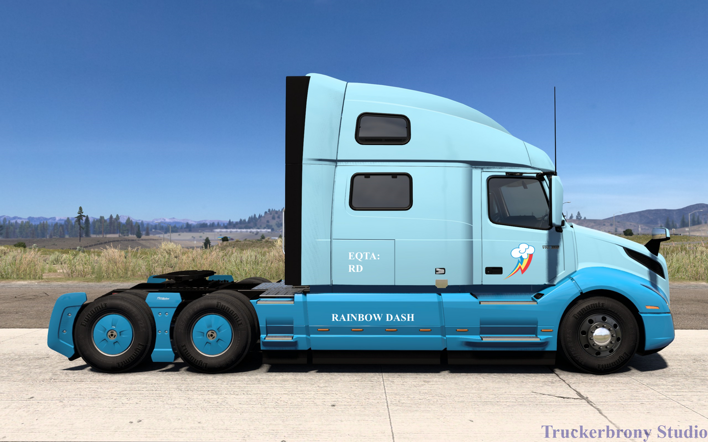 Rainbow Dash Volvo Vnl (Digital Image)