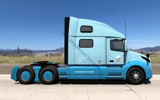 Rainbow Dash Volvo Vnl (Digital Image)