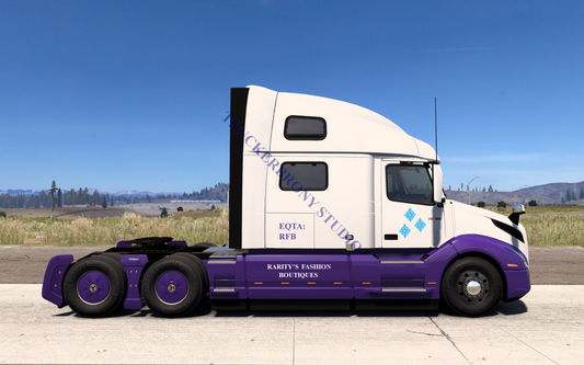 Rarity’s Fashion Boutiques Volvo Vnl (Digital Image)