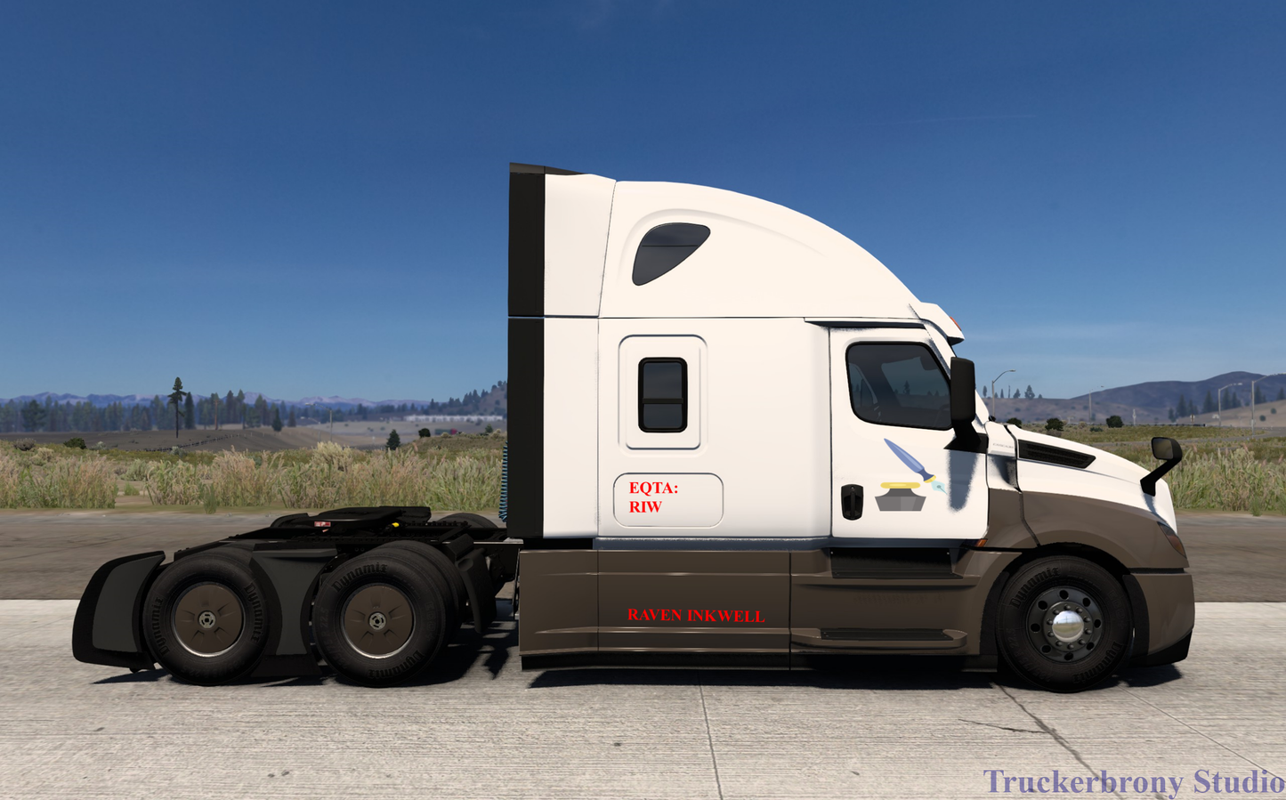 Raven Inkwell Freightliner Cascadia (Digital Image)