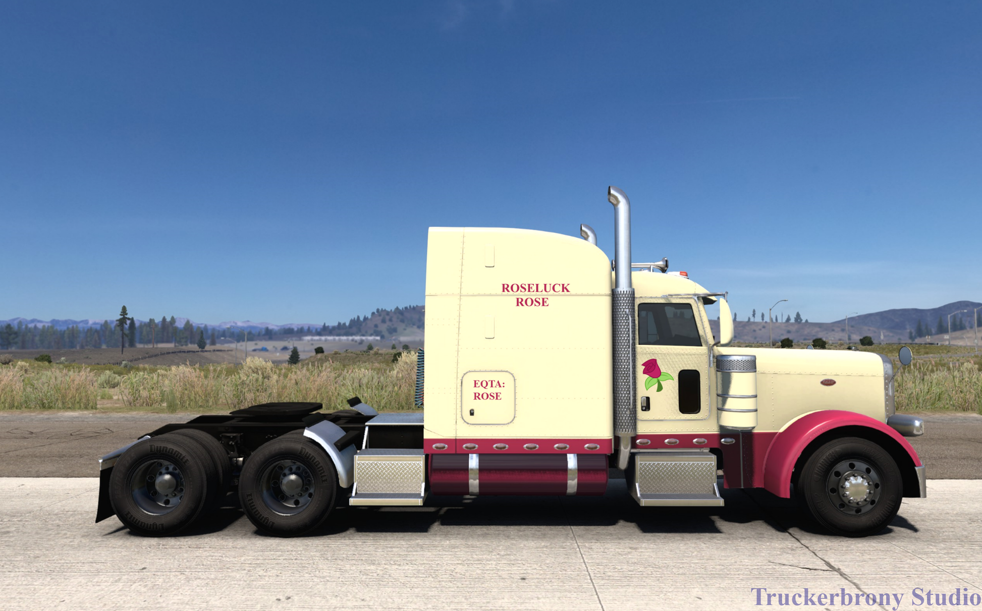 Roseluck Rose Peterbilt 389 (Digital Image)