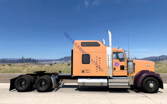 Saffron Masala Kenworth W9000 (Digital Image)