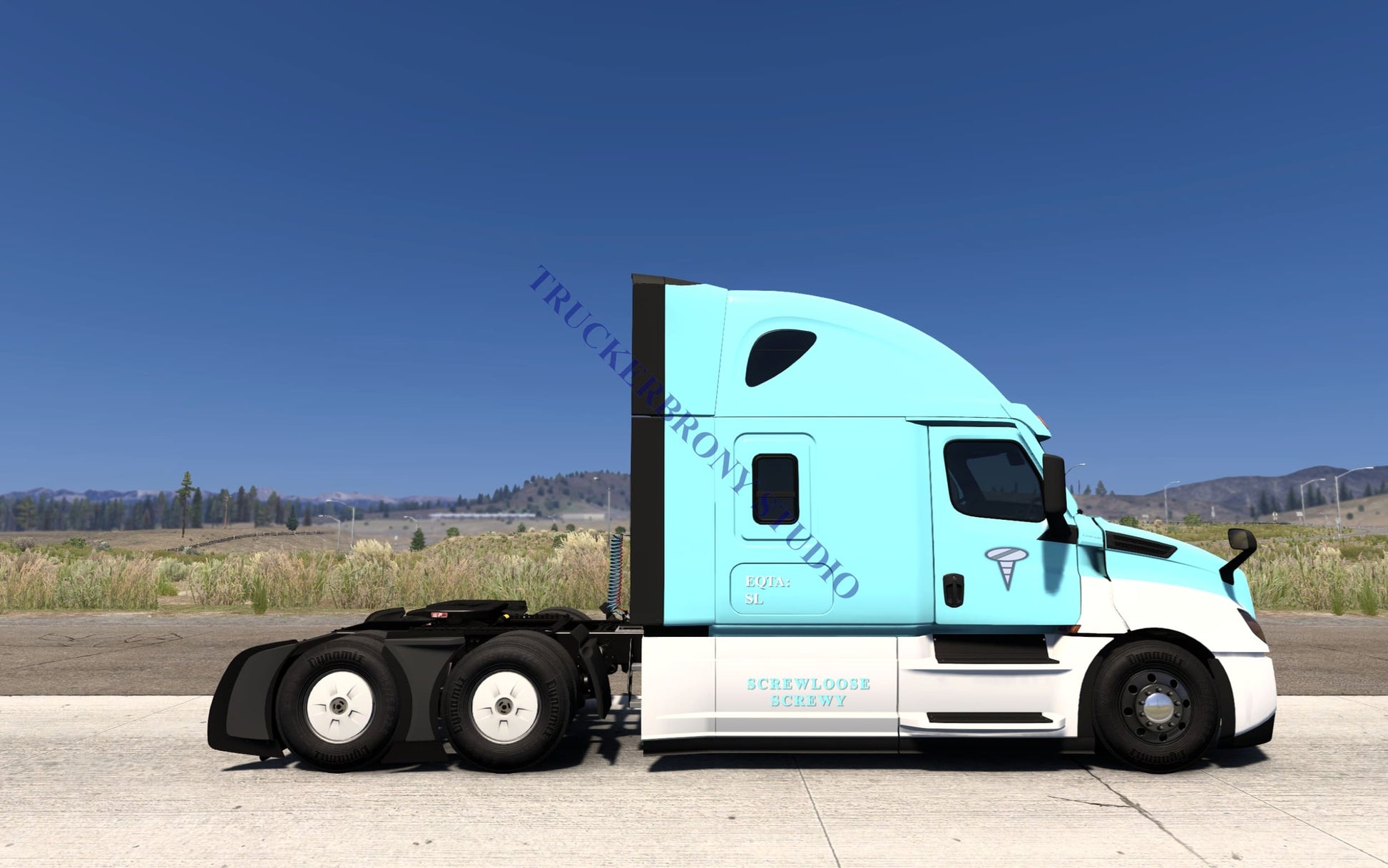 Screwloose Screwy Freightliner Cascadia (Digital Image) Digital Image
