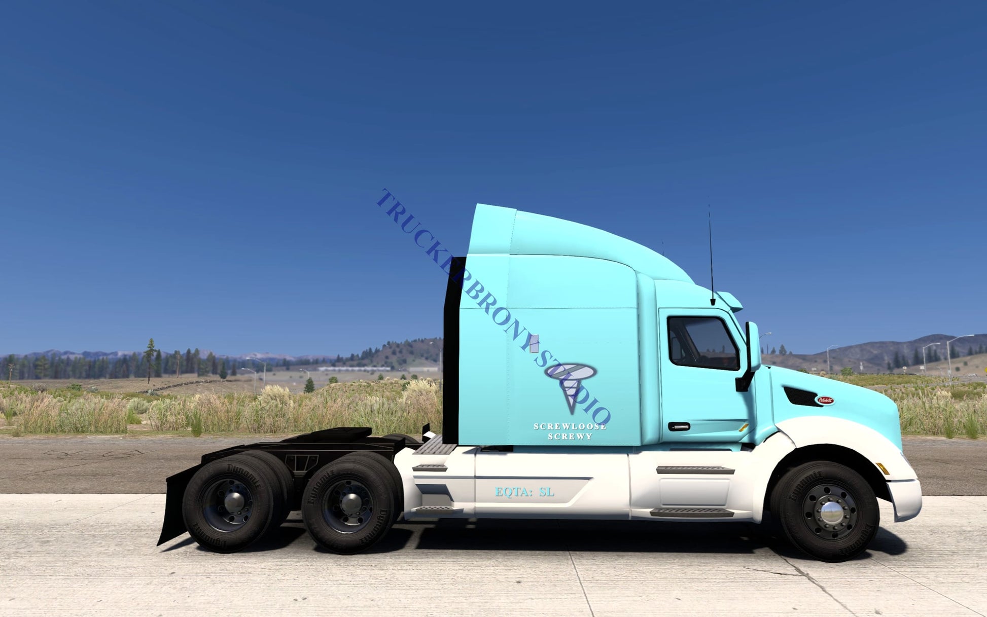 Screwloose Screwy Peterbilt 579 (Digital Image) Digital Image
