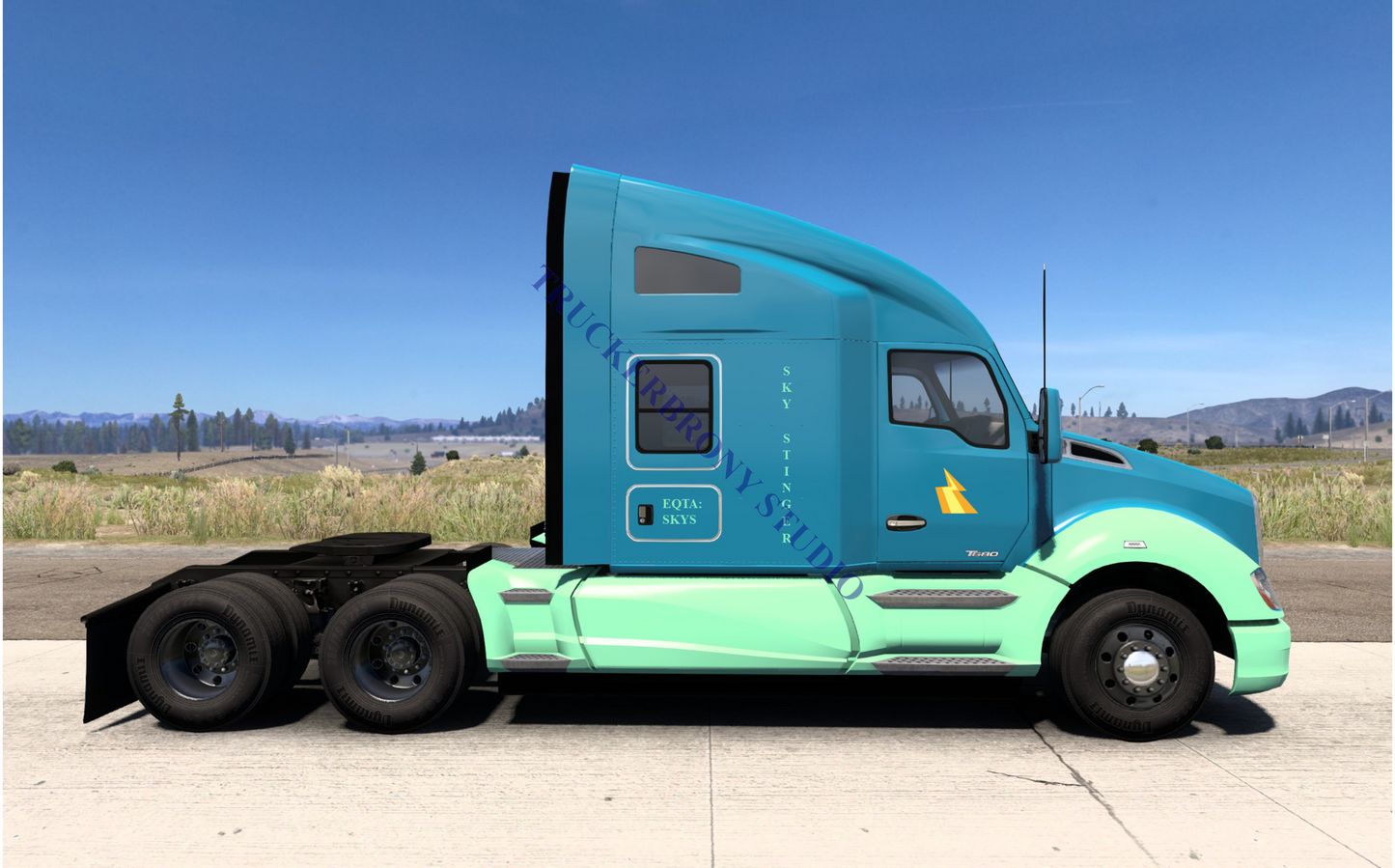 Sky Stinger Kenworth T680 (Digital Image)