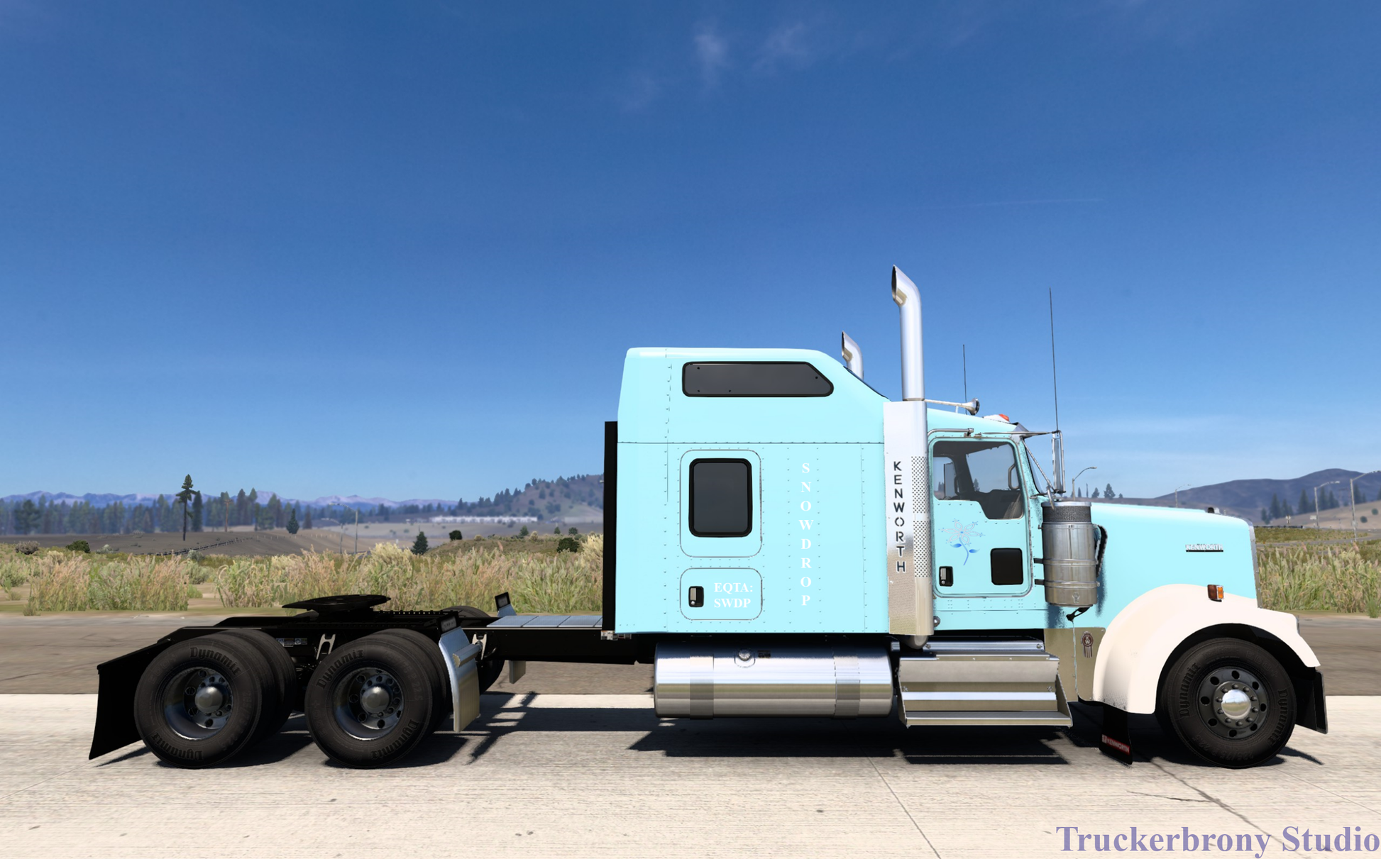 Snowdrop Kenworth W9000 (Digital Image)