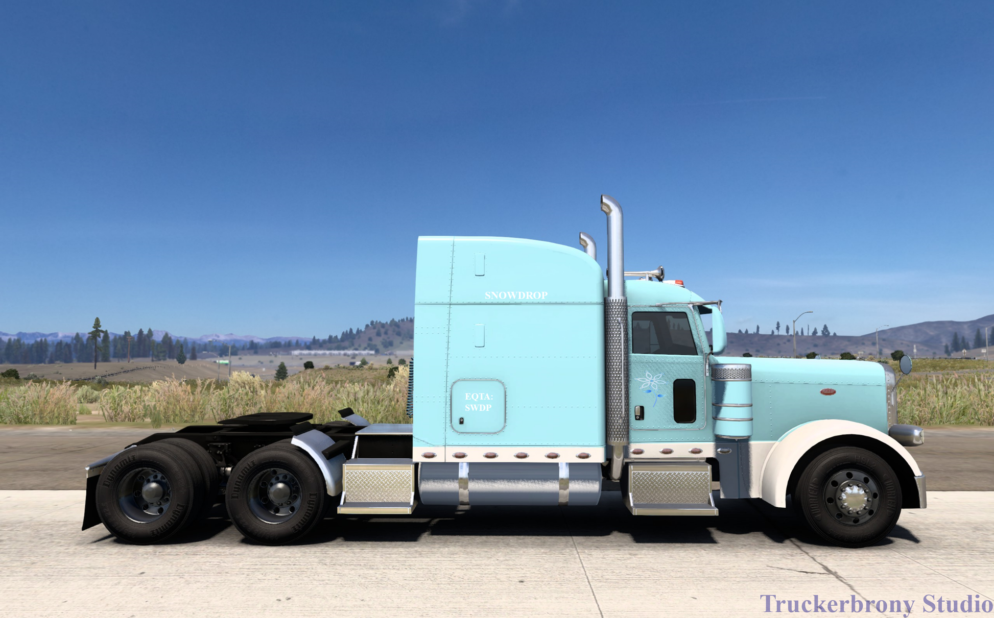 Snowdrop Peterbilt 389 (Digital Image)