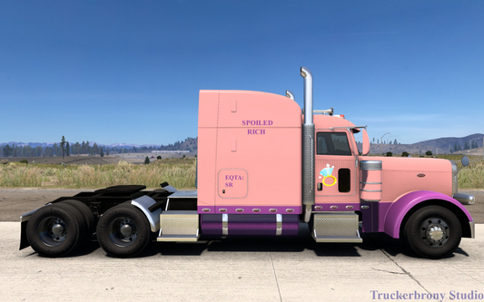 Spoiled Rich Peterbilt 389 (Digital Image)