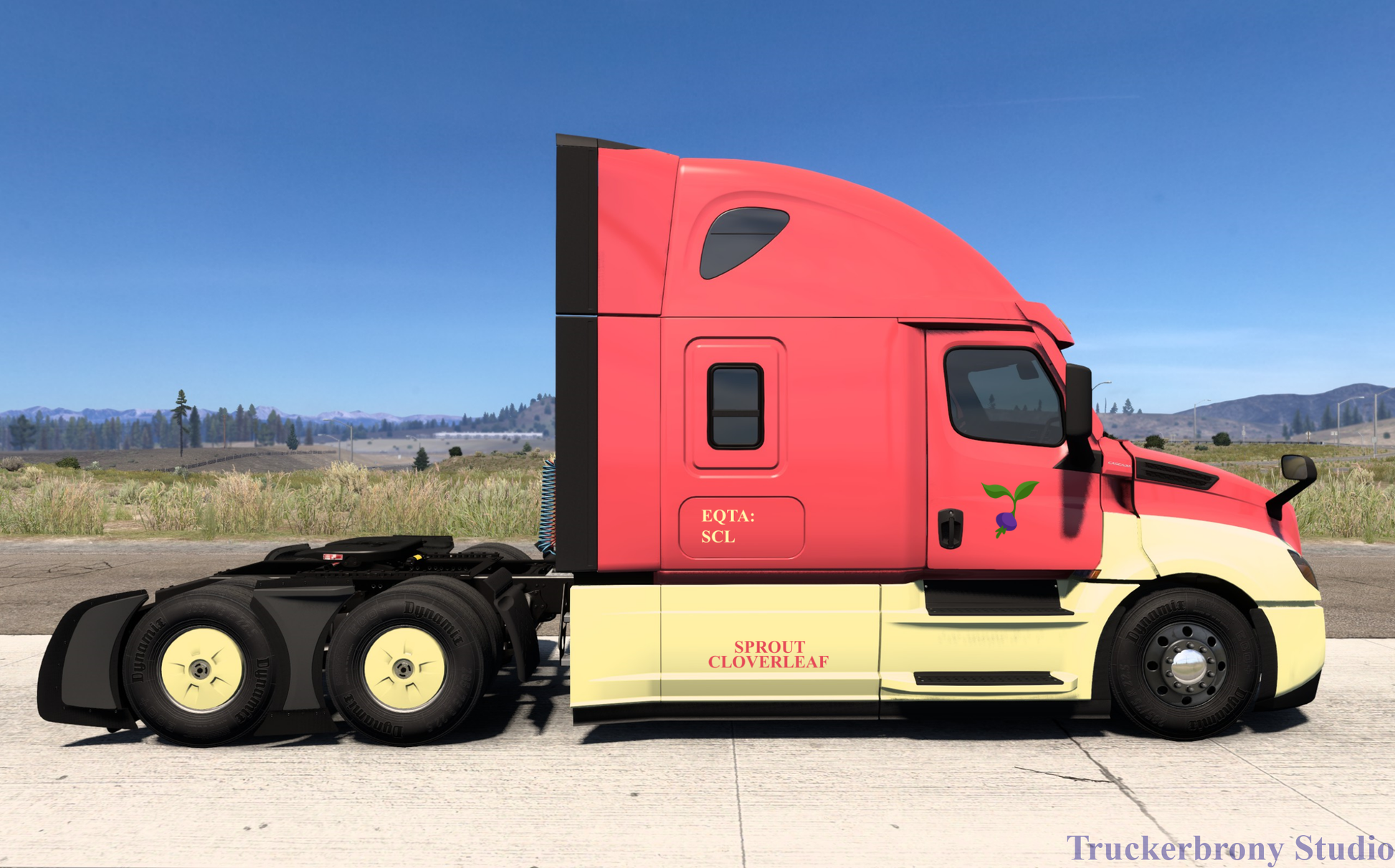 Sprout Cloverleaf Freightliner Cascadia (Digital Image)