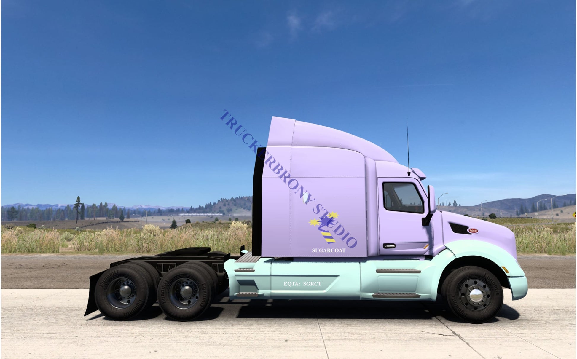 Sugarcoat Peterbilt 579 (Digital Image) Digital Image