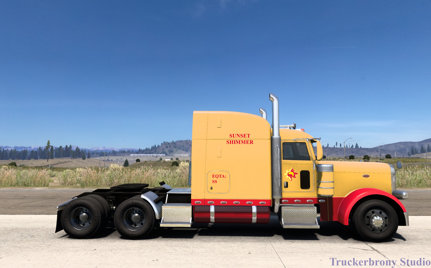 Sunset Shimmer Peterbilt 389 (Digital Image)