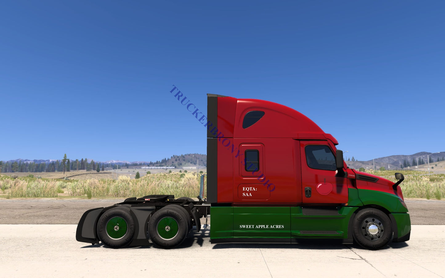 Sweet Apple Acres Freightliner Cascadia (Digital Image) Digital Image