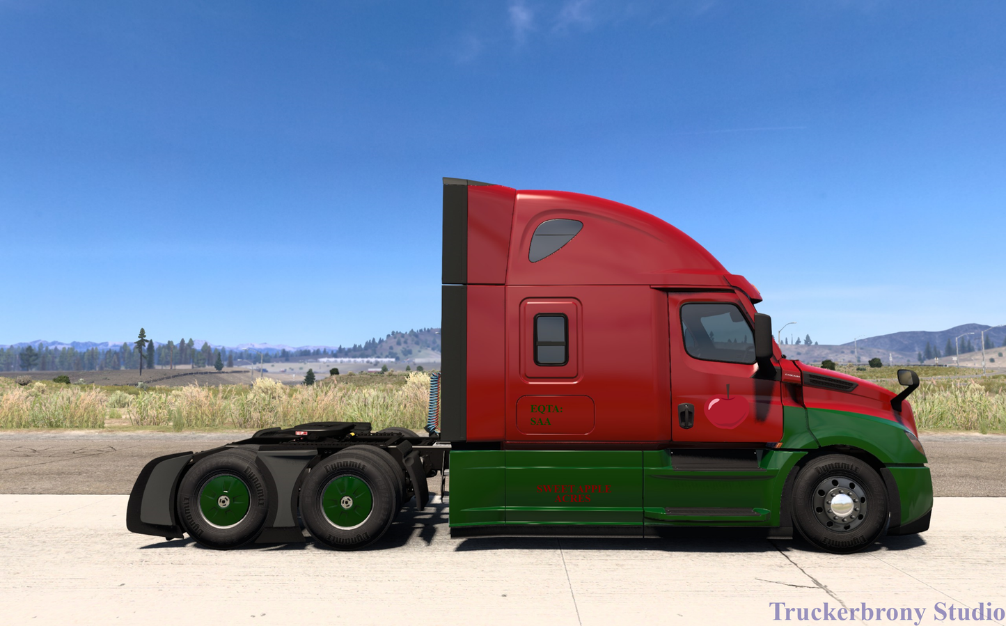 Sweet Apple Acres Freightliner Cascadia (Digital Image)