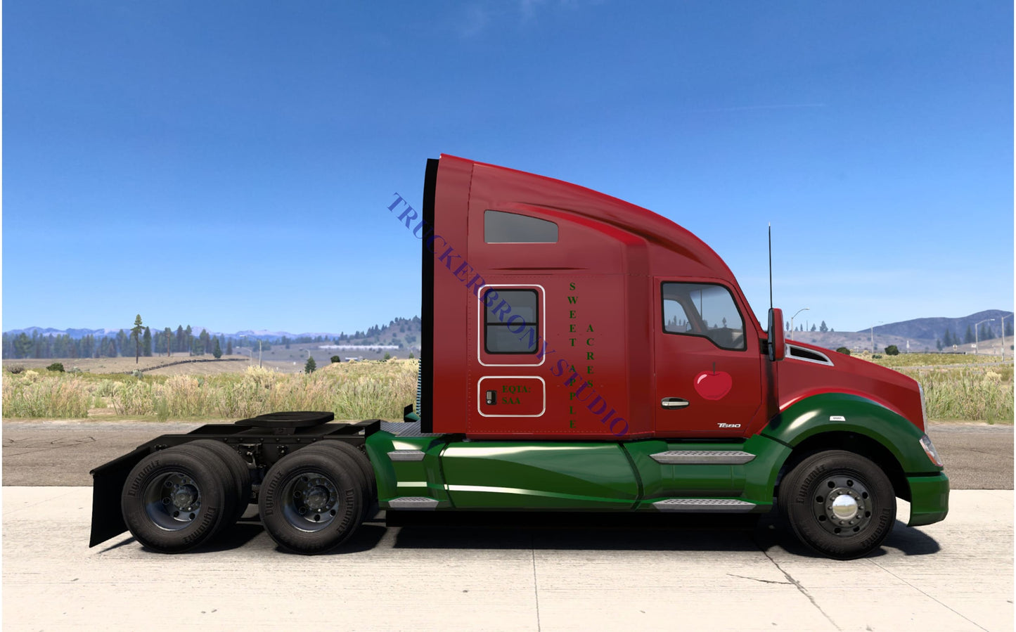 Sweet Apple Acres Kenworth T680 (Digital Image) Digital Image