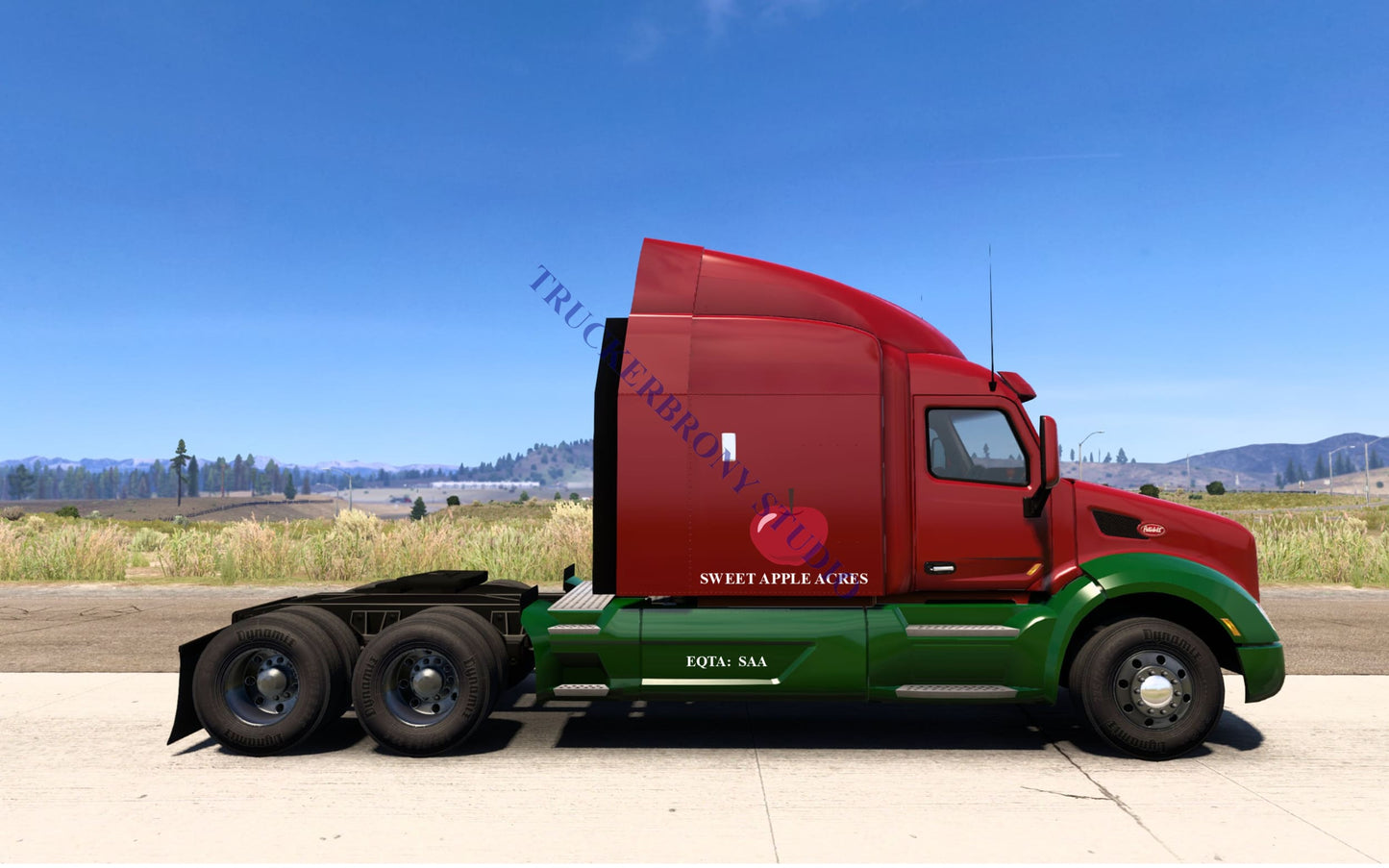Sweet Apple Acres Peterbilt 579 (Digital Image) Digital Image