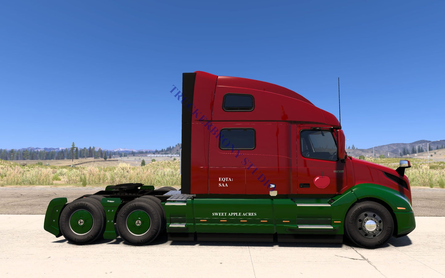 Sweet Apple Acres Volvo VNL (Digital Image) Digital Image