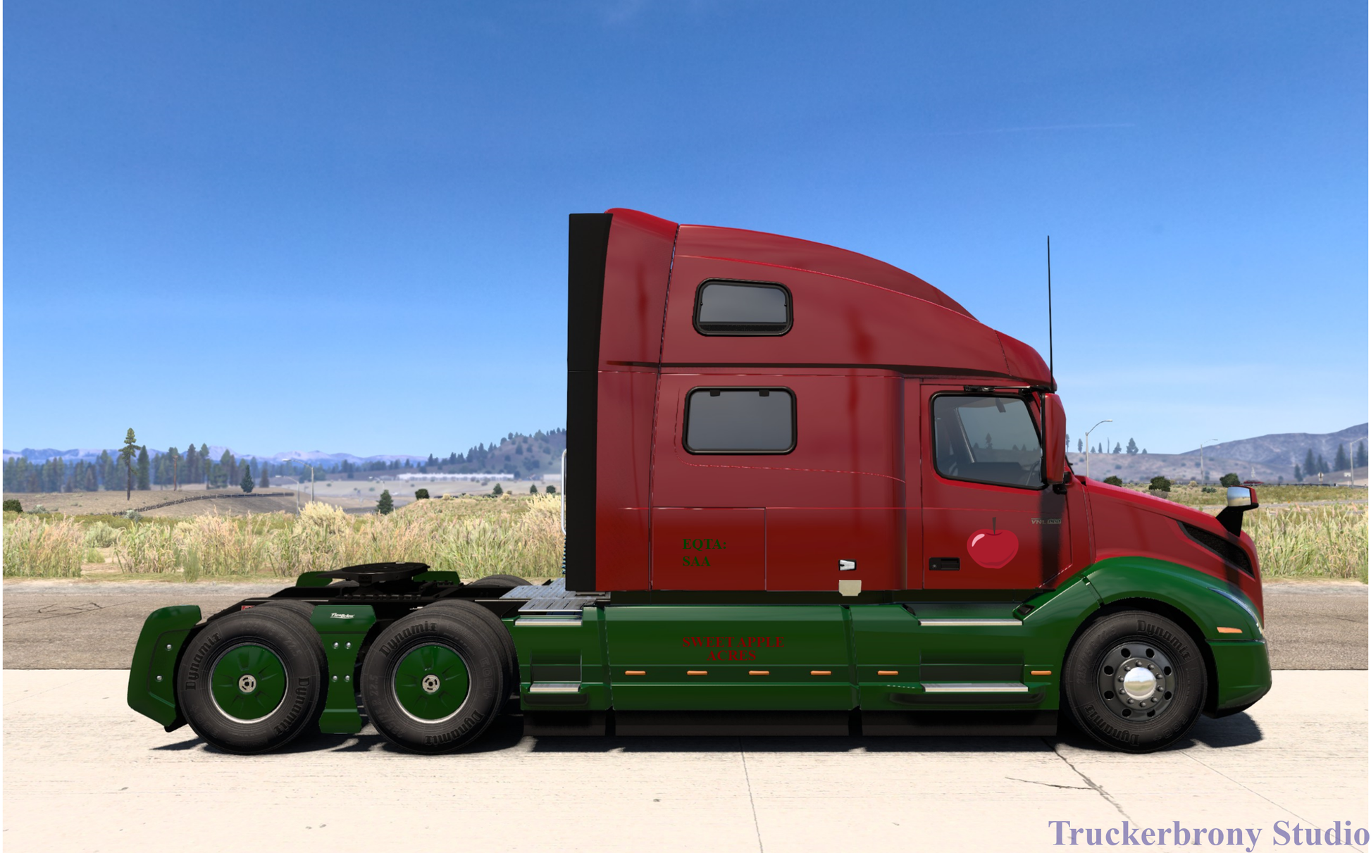 Sweet Apple Acres Volvo Vnl (Digital Image)