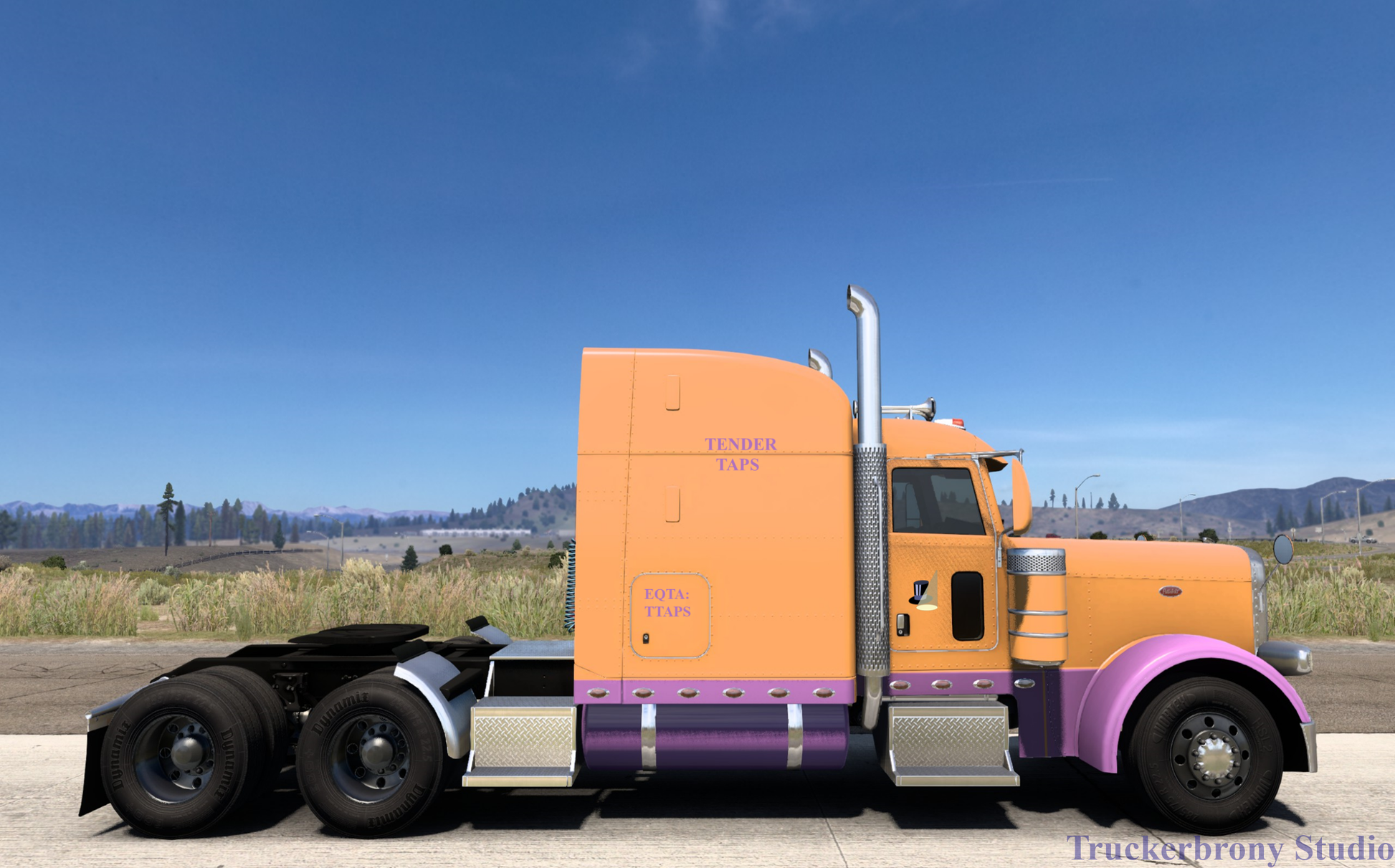 Tender Taps Peterbilt 389 (Digital Image)