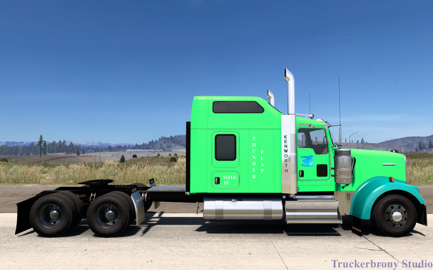 Thunder Flap Kenworth W9000 (Digital Image)